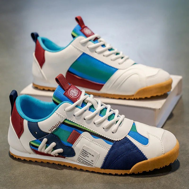 Daniel | Men's Trail Sneakers Layered Suede Mesh Athletic