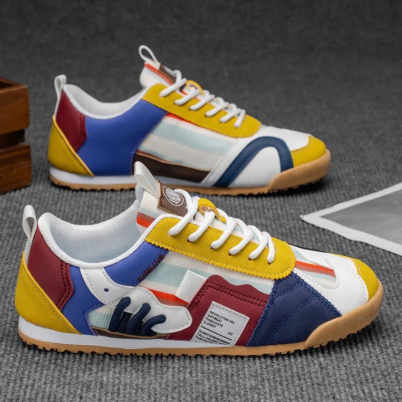 Daniel | Men's Trail Sneakers Layered Suede Mesh Athletic