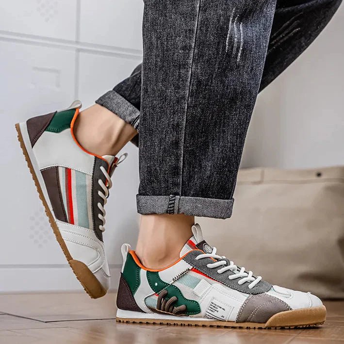 Daniel | Men's Trail Sneakers Layered Suede Mesh Athletic