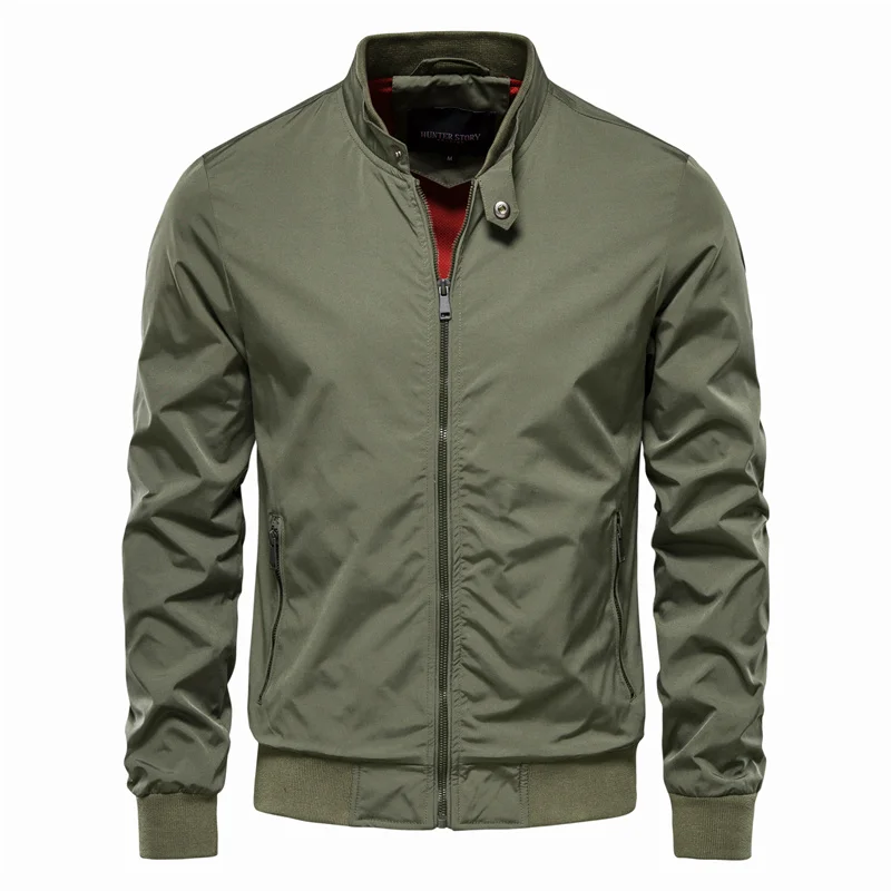 Aaron | Men's Zip Up Classic Bomber Jacket