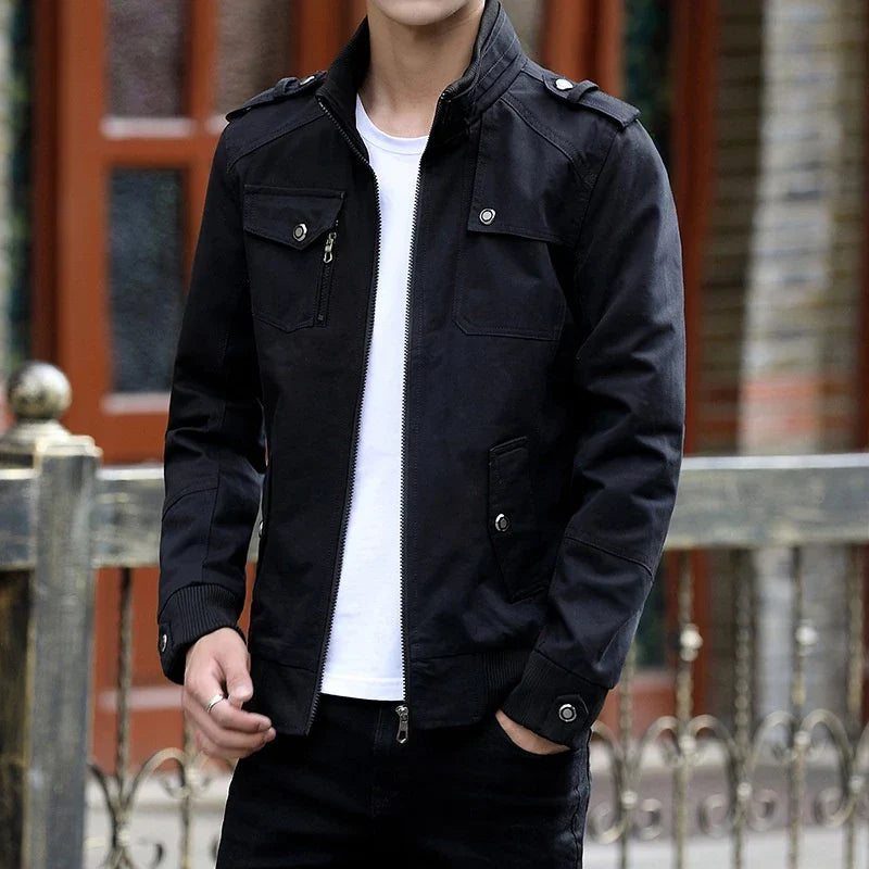 Alexander | Men's Zip Up Casual Bomber Jacket