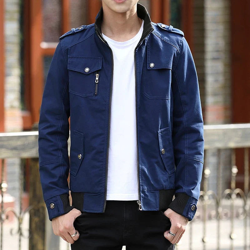 Alexander | Men's Zip Up Casual Bomber Jacket