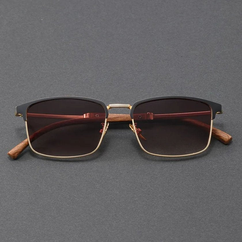 Luna | Sunglasses Half-Frame Polarized UV400 Browline Classic