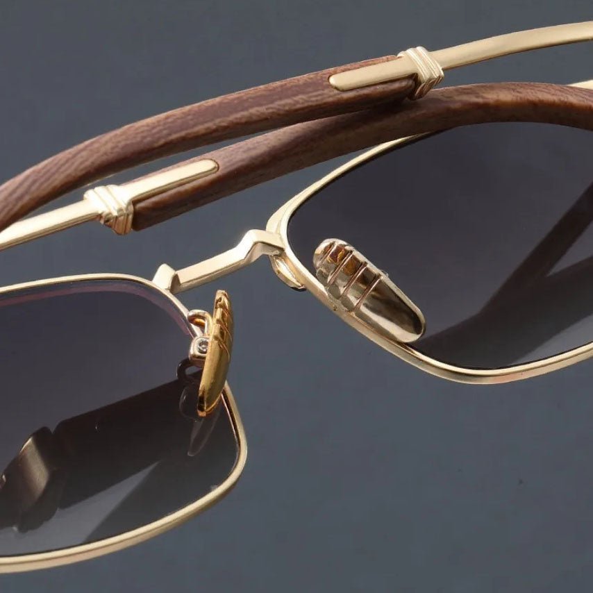 Luna | Sunglasses Half-Frame Polarized UV400 Browline Classic