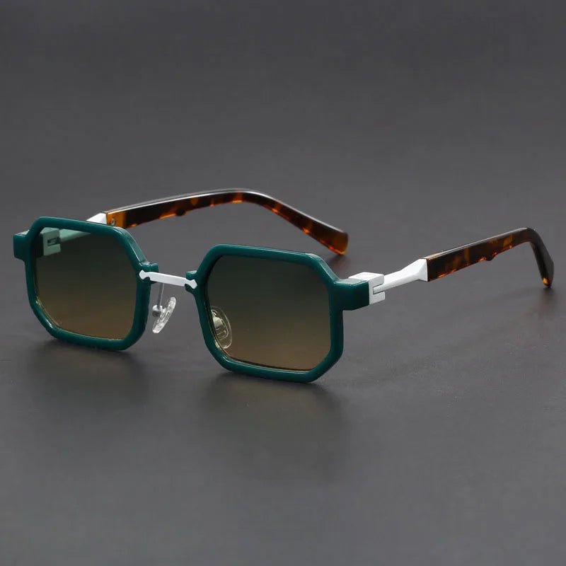 Evelyn | Sunglasses Octagon Matte Finish Acetate UV Protection