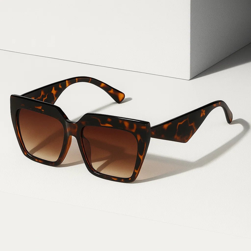 James | Sunglasses Oversized Square Frame UV400 Protection Retro