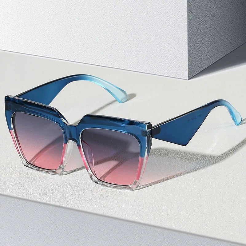 James | Sunglasses Oversized Square Frame UV400 Protection Retro