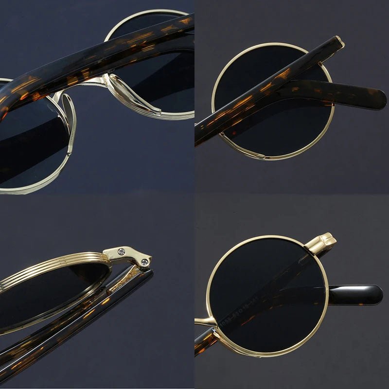 Olivia | Sunglasses Retro Round Metal Frame UV400 Protection