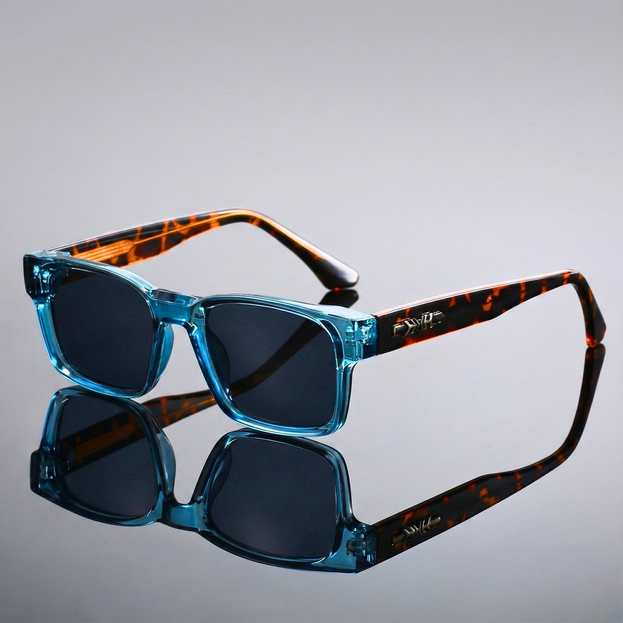 James | Sunglasses Square Tortoiseshell Acetate UV400 Protection