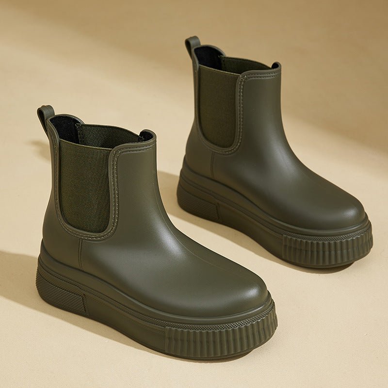 Olivia | Waterproof Boots Women's Chelsea Platform Rain Ankle