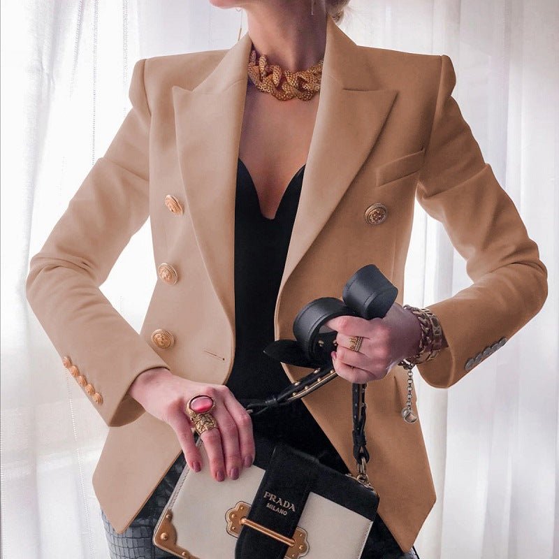 Grace | Women's Double-Breasted Blazer with Gold Buttons
