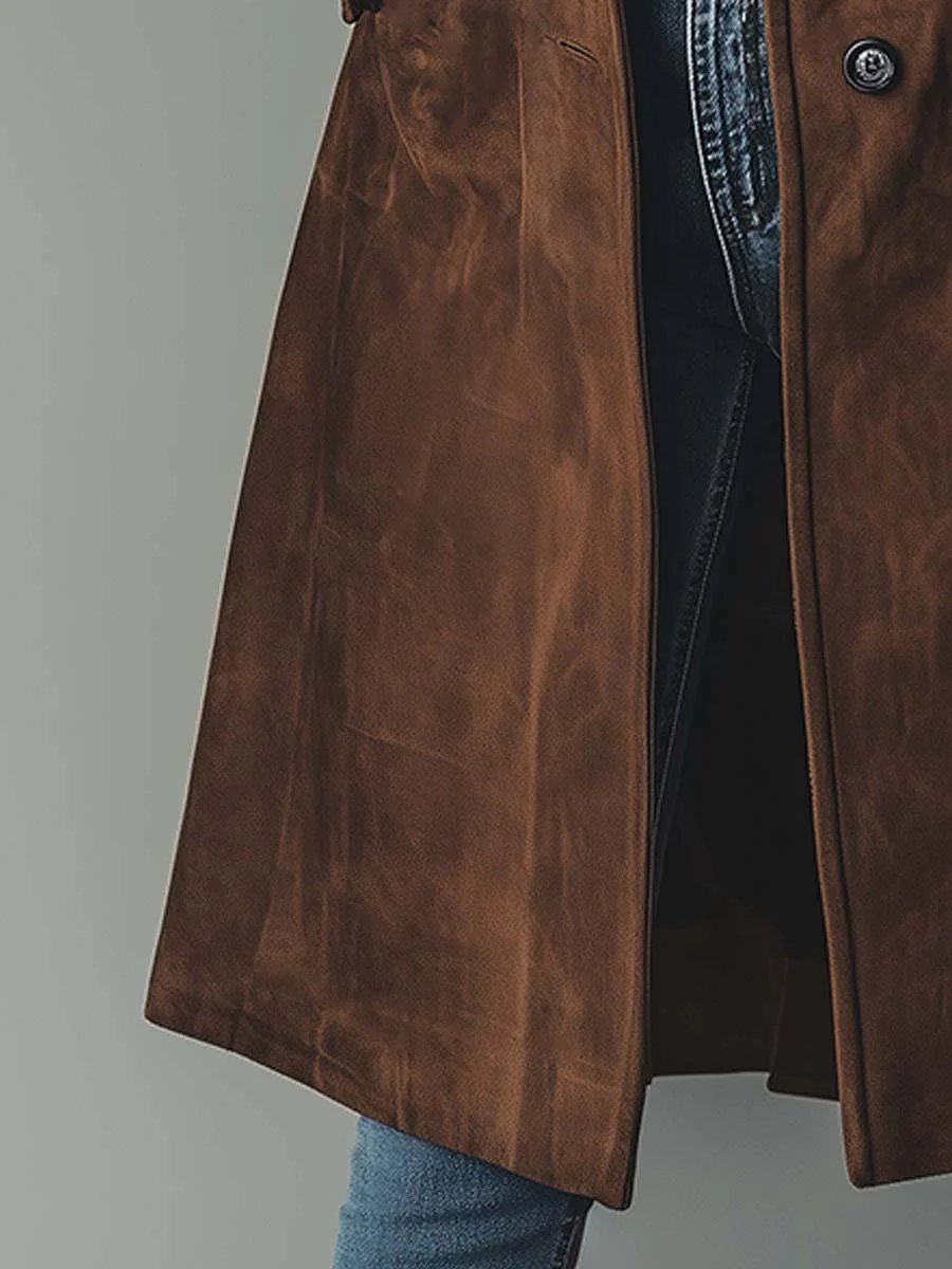 Amelia | Women's Double-Breasted Trench Coat Classic Vintage Style