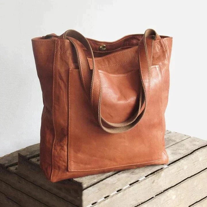 Emma | Women's Genuine Leather Spacious Shoulder Tote Bag