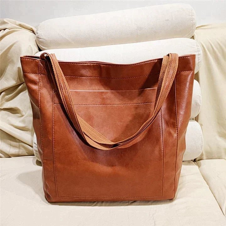 Emma | Women's Genuine Leather Spacious Shoulder Tote Bag