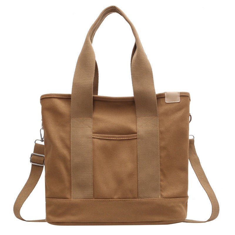 Amelia | Women's Multifunction Crossbody Canvas Tote Bag Adjustable Strap