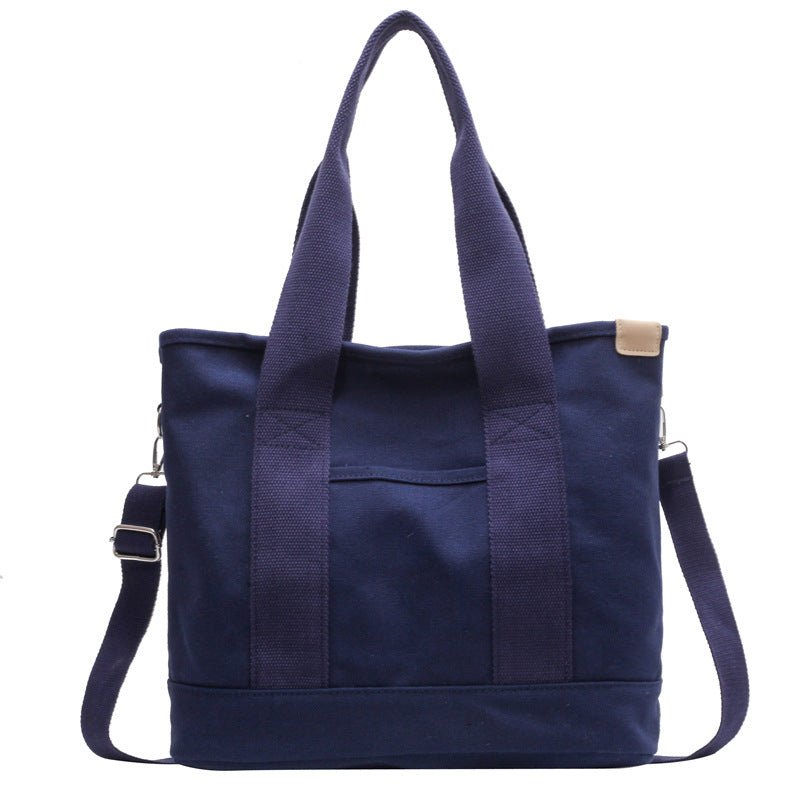 Amelia | Women's Multifunction Crossbody Canvas Tote Bag Adjustable Strap