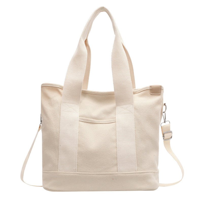 Amelia | Women's Multifunction Crossbody Canvas Tote Bag Adjustable Strap