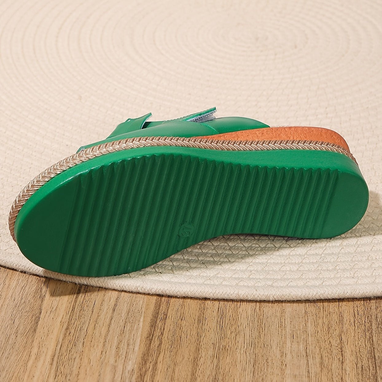 Layla | Women's Open-Toe Wedge Platform Comfortable Sandals Hook-Loop Strap