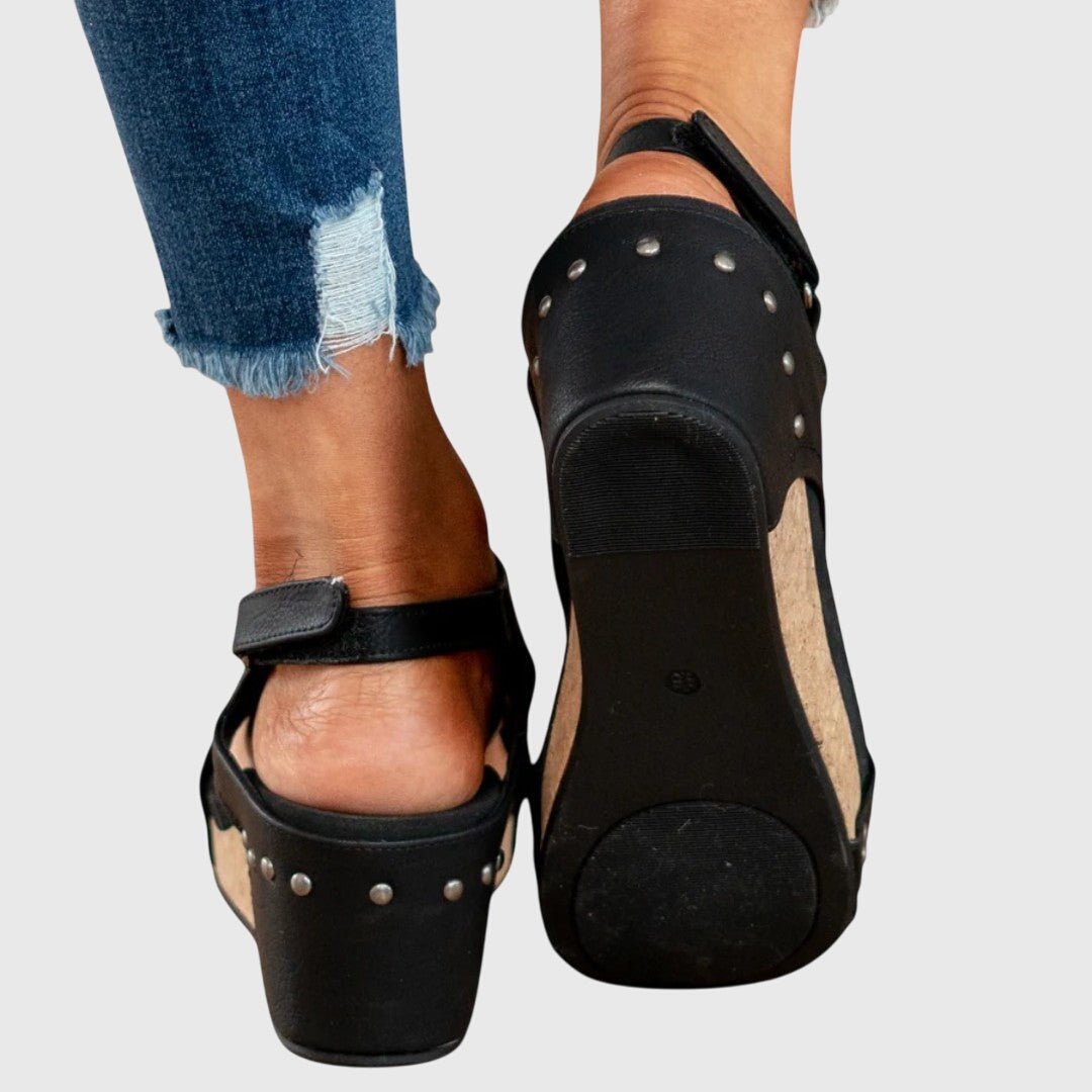 Penelope | Women's Orthopedic Cork Wedge Open-Toe Comfortable Sandals