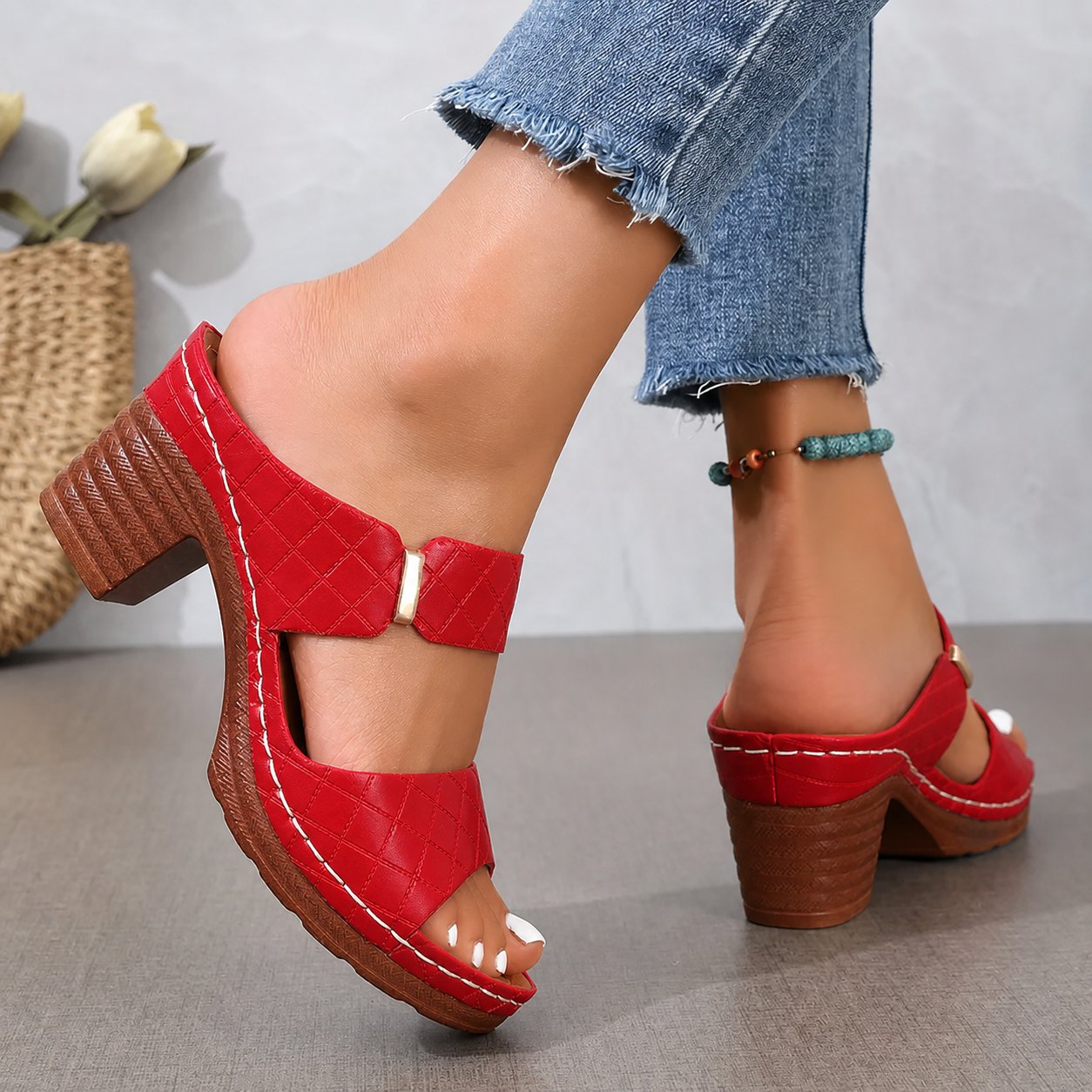 Emma | Women's Orthopedic Cushioned Block Heel Sandals