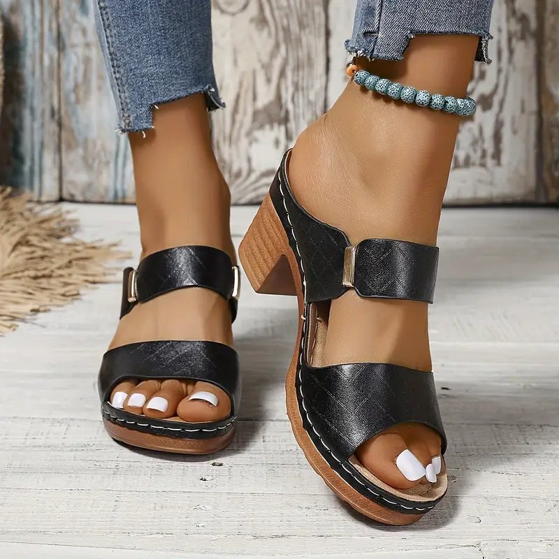 Emma | Women's Orthopedic Cushioned Block Heel Sandals