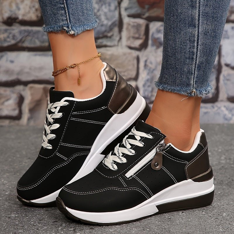 Luna | Women's Orthopedic Sneakers Low Cut Lace-Up Comfort Walking
