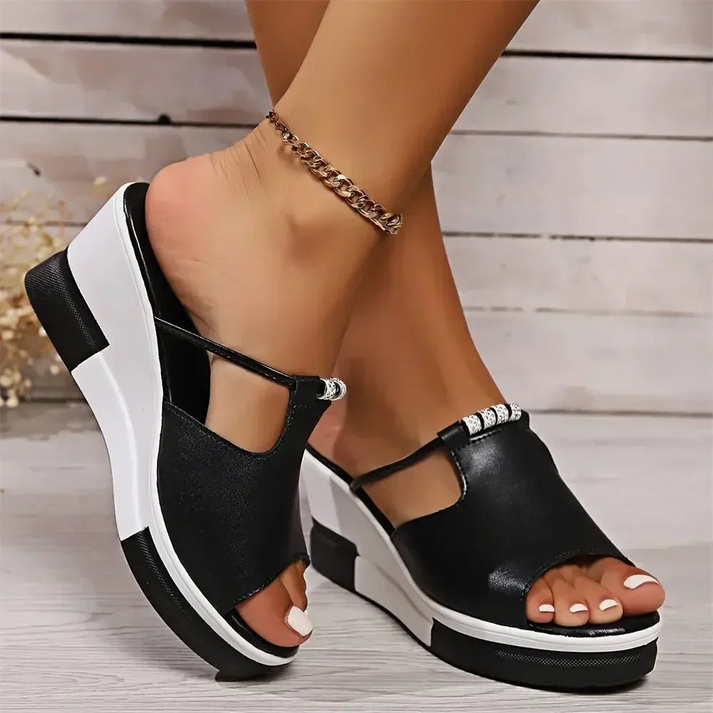 Isabella | Women's Orthopedic Wedge Sandals Cushioned Platform Slip-On
