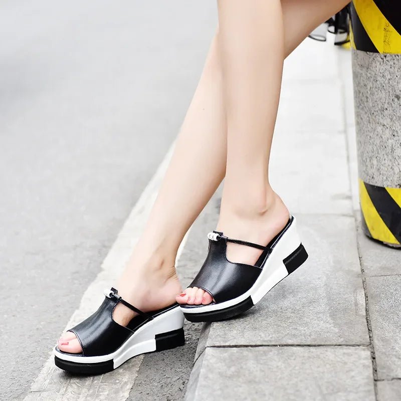 Isabella | Women's Orthopedic Wedge Sandals Cushioned Platform Slip-On