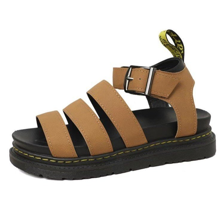Eleanor | Women's Platform Strappy Comfortable Sandals Buckle Chunky Sole