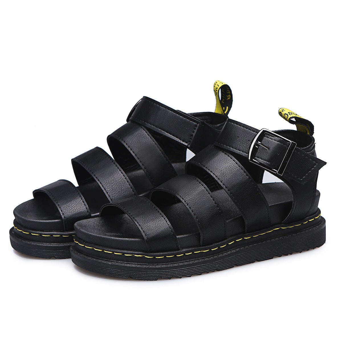 Eleanor | Women's Platform Strappy Comfortable Sandals Buckle Chunky Sole