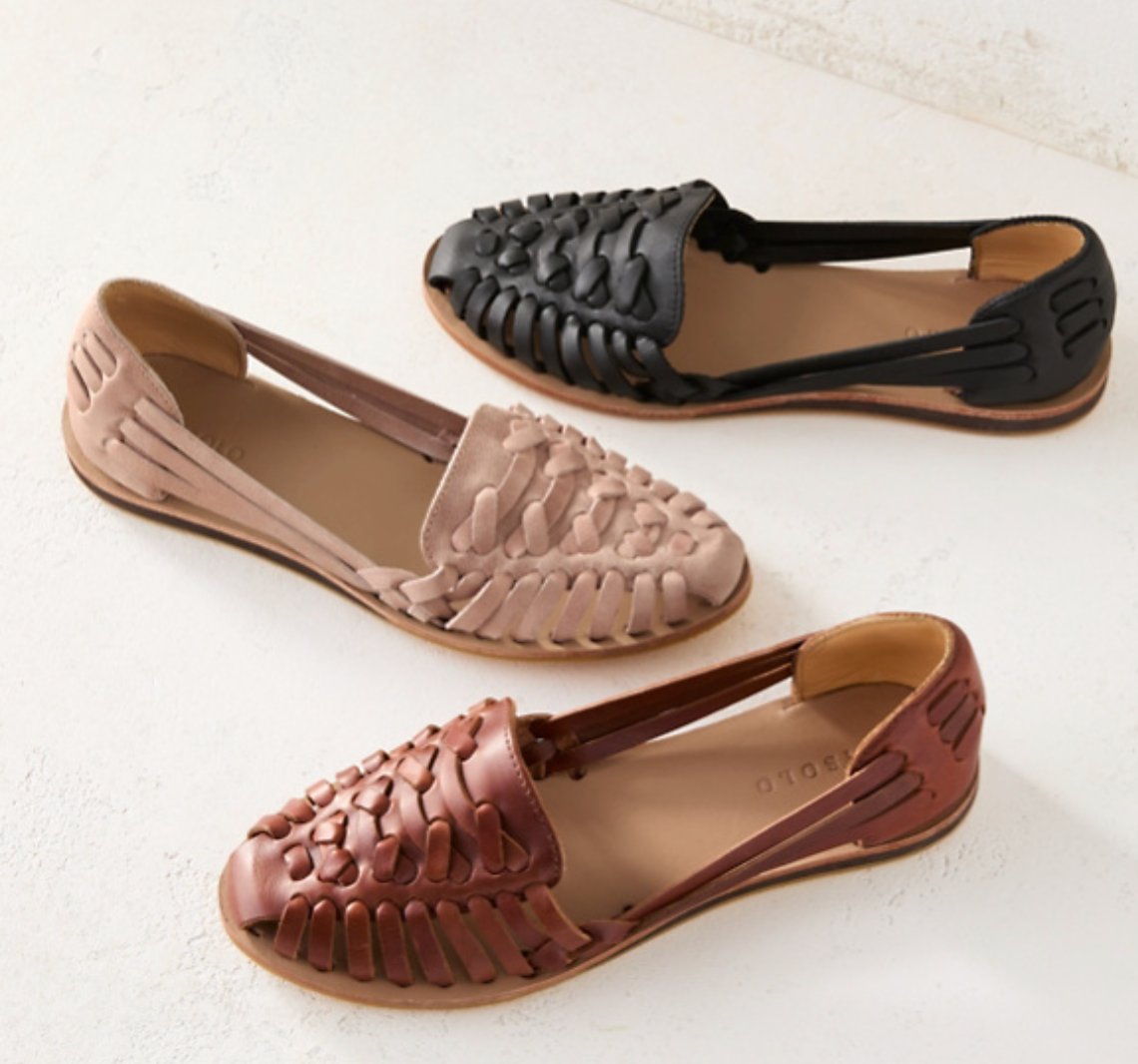 Evelyn | Women's Woven Closed-Toe Slip-On Comfortable Sandals